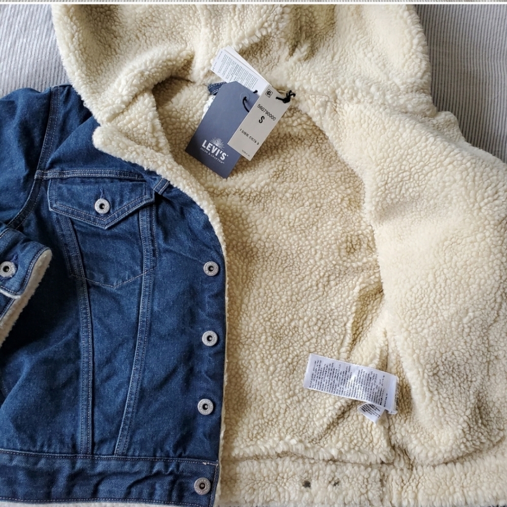 Rare Levi's Made & Crafted Sherpa Trucker Jacket - Picture 6 of 7